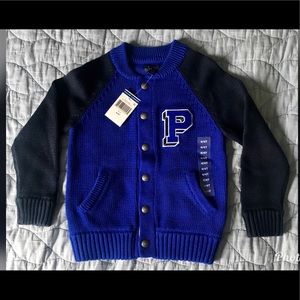 Boys 4/4T Varsity Big P Polo Ralph Lauren Sweater